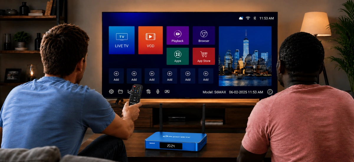 SuperBox S6 Max 38 SuperBox S6 Max Android 12 TV box with Google Play Store and apps