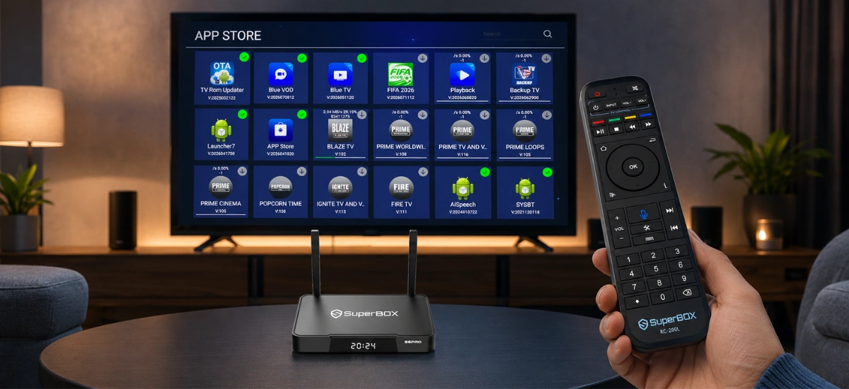 SuperBox S6 Pro Android 12 Google Play access