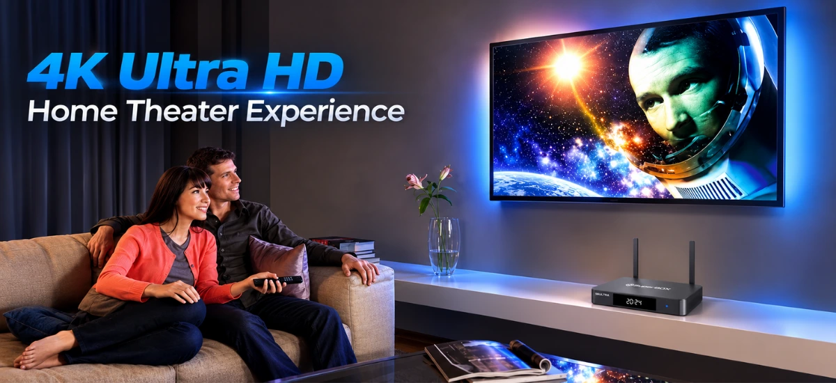 SuperBox S6 Ultra delivers stunning 4K Ultra HD home theater streaming