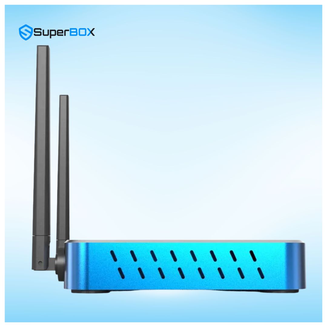 SuperBox S7 Max slim side profile with cooling vents