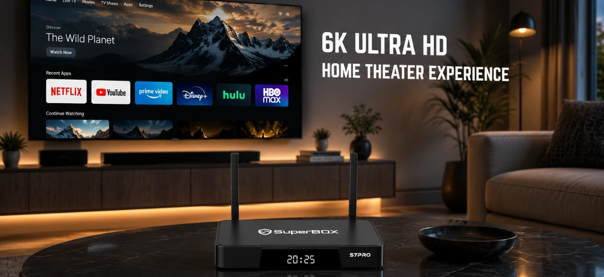SuperBox S7 Pro 28 SuperBox S7 Pro 6K Ultra HD home theater experience