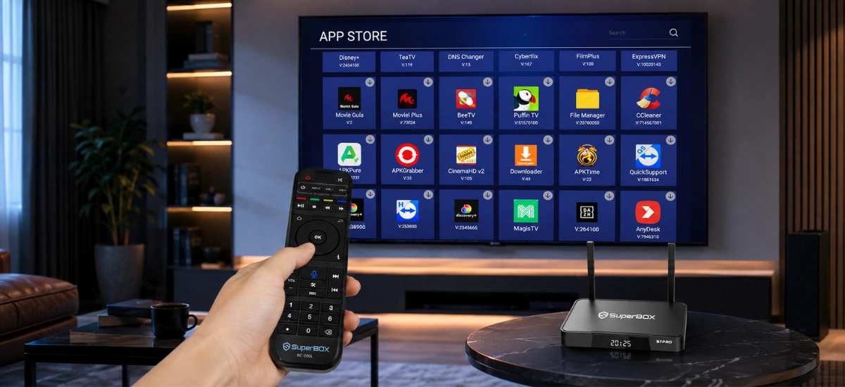 SuperBox S7 Pro 29 SuperBox S7 Pro Android 12 Google Play access