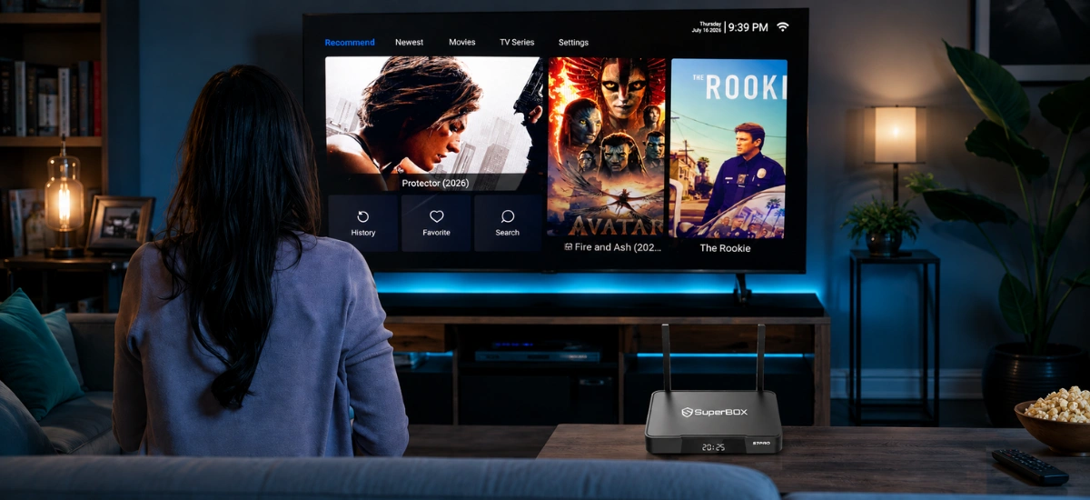 SuperBox S7 Pro 30 SuperBox S7 Pro Blue VOD streaming library