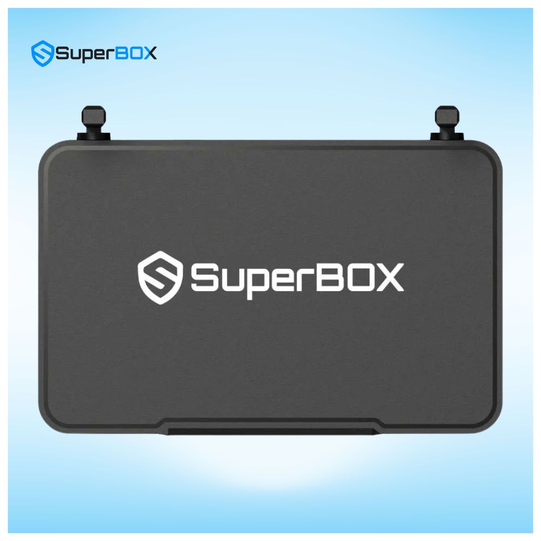 SuperBox S7 Pro premium black metal housing top design