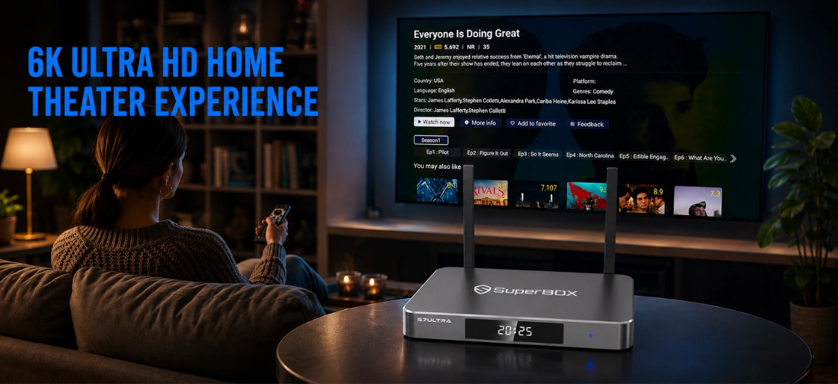 SuperBox S7 Ultra 30 SuperBox S7 Ultra 6K Ultra HD home theater experience