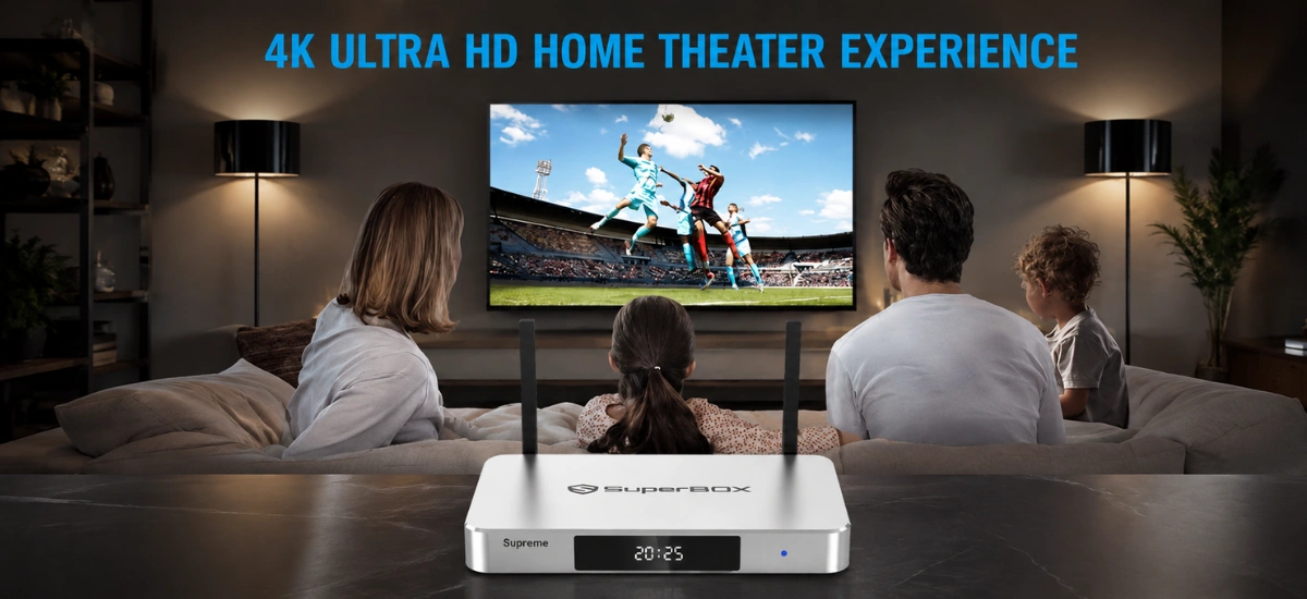 SuperBox Supreme 4K Ultra HD home theater experience