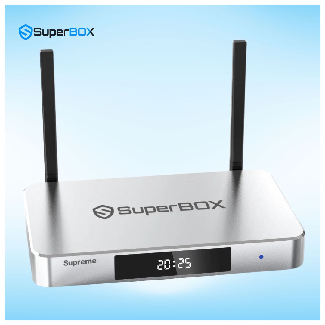 SuperBox Supreme 18 SuperBox Supreme LED display front panel image
