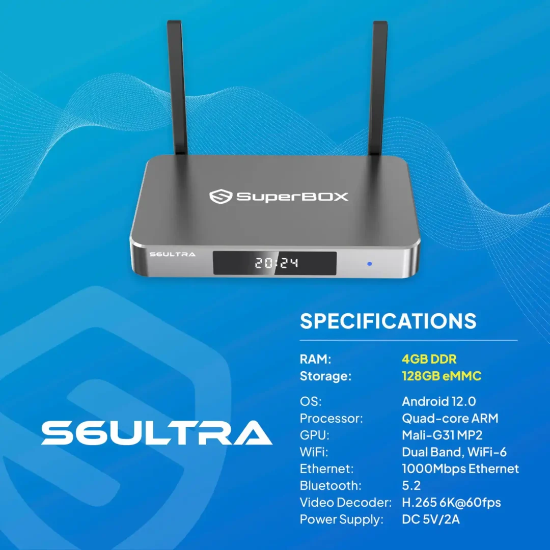 Alternative view of SuperBox S6 Ultra
