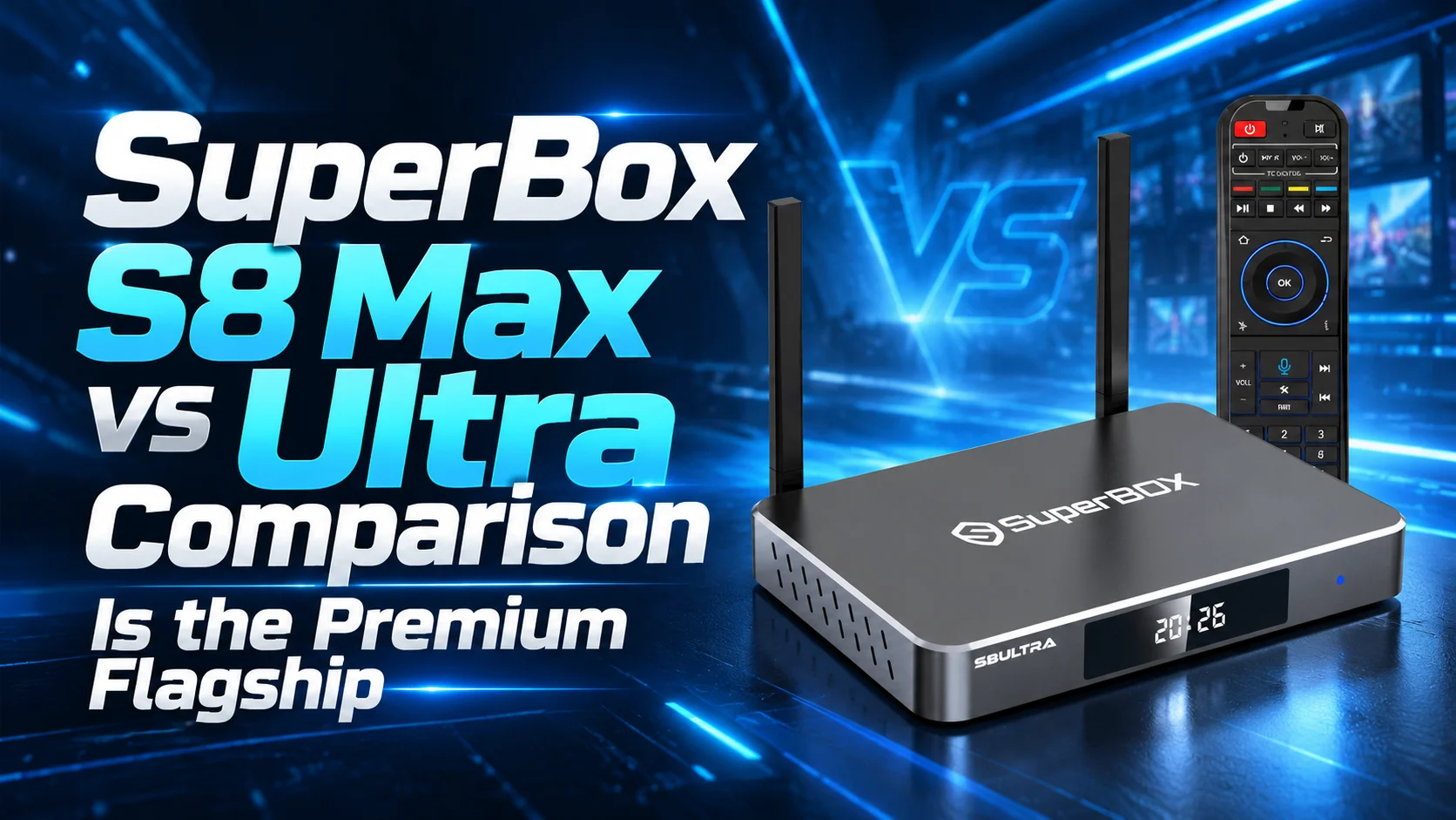 SuperBox S8 Max vs Ultra Comparison Is the Premium Flagship